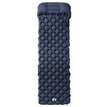 vidaXL Saltea de camping gonflabilă, cu pernă, 1 persoană, gri vidaXL Saltea de camping gonflabilă, cu pernă, 1 persoană, gri