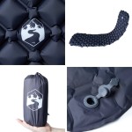 vidaXL Saltea gonflabilă de camping, 1 persoană, gri, 190x58x6 cm vidaXL Saltea gonflabilă de camping, 1 persoană, gri, 190x58x6 cm