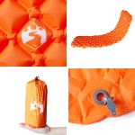 vidaXL Saltea gonflabilă de camping, 1 persoană portocaliu 190x58x6 cm vidaXL Saltea gonflabilă de camping, 1 persoană portocaliu 190x58x6 cm