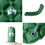 vidaXL Saltea gonflabilă de camping, 1 persoană, verde, 190x58x6 cm vidaXL Saltea gonflabilă de camping, 1 persoană, verde, 190x58x6 cm