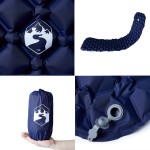 vidaXL Saltea gonflabilă de camping 1 persoană, bleumarin, 190x58x6 cm vidaXL Saltea gonflabilă de camping 1 persoană, bleumarin, 190x58x6 cm