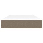 vidaXL Saltea de pat cu arcuri, gri taupe, 120x190x20 cm, textil vidaXL Saltea de pat cu arcuri, gri taupe, 120x190x20 cm, textil