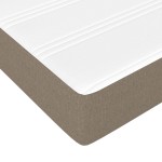 vidaXL Saltea de pat cu arcuri, gri taupe, 120x190x20 cm, textil vidaXL Saltea de pat cu arcuri, gri taupe, 120x190x20 cm, textil