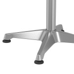 vidaXL Masă bar exterior înălțime reglabilă Ø59,5x70/109,5 cm aluminiu vidaXL Masă bar exterior înălțime reglabilă Ø59,5x70/109,5 cm aluminiu