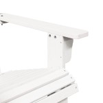 vidaXL Scaun Adirondack, alb, 69x85x90,5 cm, lemn masiv de brad