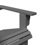 vidaXL Scaun Adirondack, gri, 69x85x90,5 cm, lemn masiv de brad vidaXL Scaun Adirondack, gri, 69x85x90,5 cm, lemn masiv de brad