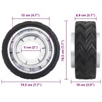 vidaXL Roată de manevră jockey, Ø19,5x10 cm, aluminiu și cauciuc vidaXL Roată de manevră jockey, Ø19,5x10 cm, aluminiu și cauciuc