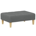 vidaXL Taburet, gri închis, 77x55x31 cm, material textil vidaXL Taburet, gri închis, 77x55x31 cm, material textil