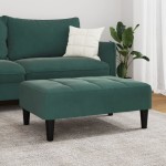 vidaXL Taburet, verde închis, 77x55x31 cm, catifea vidaXL Taburet, verde închis, 77x55x31 cm, catifea