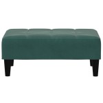 vidaXL Taburet, verde închis, 77x55x31 cm, catifea vidaXL Taburet, verde închis, 77x55x31 cm, catifea