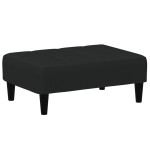 vidaXL Taburet, negru, 77x55x31 cm, catifea vidaXL Taburet, negru, 77x55x31 cm, catifea