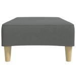 vidaXL Taburet, gri închis, 77x55x31 cm, material textil vidaXL Taburet, gri închis, 77x55x31 cm, material textil