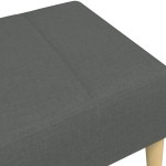 vidaXL Taburet, gri închis, 77x55x31 cm, material textil vidaXL Taburet, gri închis, 77x55x31 cm, material textil
