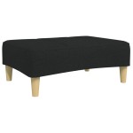 vidaXL Taburet, negru, 77x55x31 cm, material textil