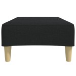 vidaXL Taburet, negru, 77x55x31 cm, material textil