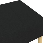 vidaXL Taburet, negru, 77x55x31 cm, material textil
