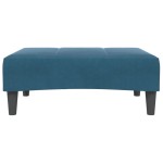 vidaXL Taburet, albastru, 77x55x31 cm, catifea vidaXL Taburet, albastru, 77x55x31 cm, catifea