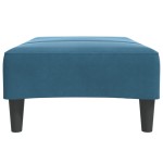 vidaXL Taburet, albastru, 77x55x31 cm, catifea vidaXL Taburet, albastru, 77x55x31 cm, catifea