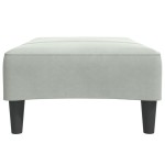 vidaXL Taburet, gri deschis, 77x55x31 cm, catifea vidaXL Taburet, gri deschis, 77x55x31 cm, catifea
