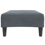 vidaXL Taburet, gri închis, 77x55x31 cm, catifea vidaXL Taburet, gri închis, 77x55x31 cm, catifea