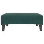 vidaXL Taburet, verde închis, 77x55x31 cm, catifea vidaXL Taburet, verde închis, 77x55x31 cm, catifea