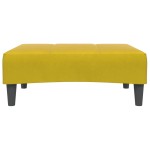vidaXL Taburet, galben, 77x55x31 cm, catifea vidaXL Taburet, galben, 77x55x31 cm, catifea