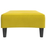 vidaXL Taburet, galben, 77x55x31 cm, catifea vidaXL Taburet, galben, 77x55x31 cm, catifea