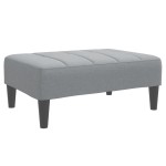 vidaXL Taburet, gri deschis, 77x55x31 cm, material textil vidaXL Taburet, gri deschis, 77x55x31 cm, material textil