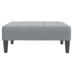 vidaXL Taburet, gri deschis, 77x55x31 cm, material textil vidaXL Taburet, gri deschis, 77x55x31 cm, material textil
