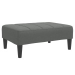 vidaXL Taburet, gri închis, 77x55x31 cm, material textil vidaXL Taburet, gri închis, 77x55x31 cm, material textil