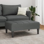vidaXL Taburet, gri închis, 77x55x31 cm, material textil vidaXL Taburet, gri închis, 77x55x31 cm, material textil