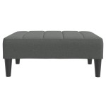 vidaXL Taburet, gri închis, 77x55x31 cm, material textil vidaXL Taburet, gri închis, 77x55x31 cm, material textil