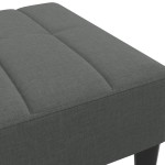 vidaXL Taburet, gri închis, 77x55x31 cm, material textil vidaXL Taburet, gri închis, 77x55x31 cm, material textil