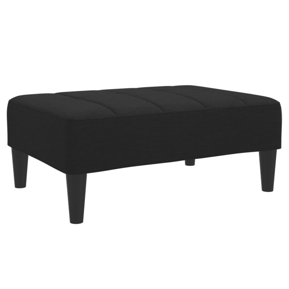 vidaXL Taburet, negru, 77x55x31 cm, material textil