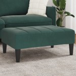 vidaXL Taburet, verde închis, 77x55x31 cm, catifea vidaXL Taburet, verde închis, 77x55x31 cm, catifea