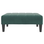 vidaXL Taburet, verde închis, 77x55x31 cm, catifea vidaXL Taburet, verde închis, 77x55x31 cm, catifea