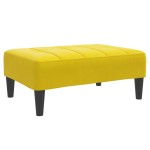 vidaXL Taburet, galben, 77x55x31 cm, catifea vidaXL Taburet, galben, 77x55x31 cm, catifea