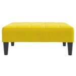 vidaXL Taburet, galben, 77x55x31 cm, catifea vidaXL Taburet, galben, 77x55x31 cm, catifea