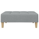vidaXL Taburet, gri deschis, 77x55x31 cm, material textil vidaXL Taburet, gri deschis, 77x55x31 cm, material textil