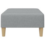 vidaXL Taburet, gri deschis, 77x55x31 cm, material textil vidaXL Taburet, gri deschis, 77x55x31 cm, material textil