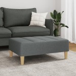 vidaXL Taburet, gri închis, 77x55x31 cm, material textil vidaXL Taburet, gri închis, 77x55x31 cm, material textil