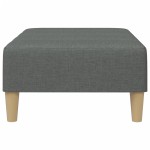 vidaXL Taburet, gri închis, 77x55x31 cm, material textil vidaXL Taburet, gri închis, 77x55x31 cm, material textil