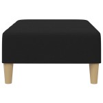 vidaXL Taburet, negru, 77x55x31 cm, material textil vidaXL Taburet, negru, 77x55x31 cm, material textil