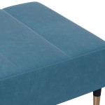 vidaXL Taburet, albastru, 77x55x31 cm, catifea vidaXL Taburet, albastru, 77x55x31 cm, catifea