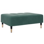 vidaXL Taburet, verde închis, 77x55x31 cm, catifea vidaXL Taburet, verde închis, 77x55x31 cm, catifea