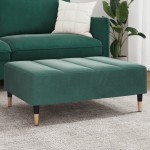 vidaXL Taburet, verde închis, 77x55x31 cm, catifea vidaXL Taburet, verde închis, 77x55x31 cm, catifea