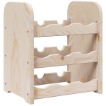 vidaXL Suport de vinuri, 33x25x37 cm, lemn masiv de pin vidaXL Suport de vinuri, 33x25x37 cm, lemn masiv de pin