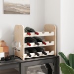 vidaXL Suport de vinuri, 43x25x37 cm, lemn masiv de pin
