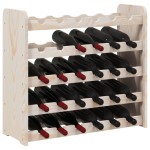 vidaXL Suport de vinuri, 67,5x25x60 cm, lemn masiv de pin vidaXL Suport de vinuri, 67,5x25x60 cm, lemn masiv de pin