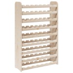 vidaXL Suport de vinuri, 72,5x25x111,5 cm, lemn masiv de pin vidaXL Suport de vinuri, 72,5x25x111,5 cm, lemn masiv de pin